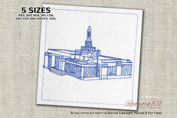 Asuncion Paraguay Temple: Holiday Embroidery Review