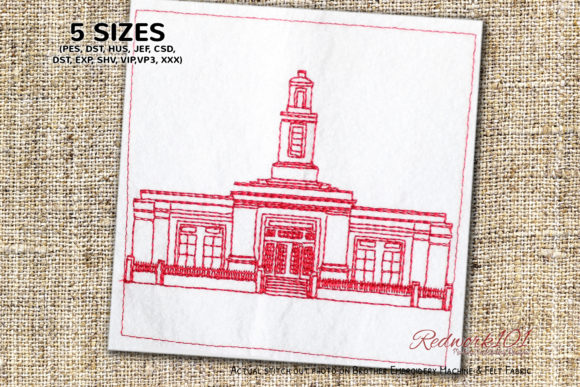 Baton Rouge Louisiana Temple: Holiday Embroidery Review
