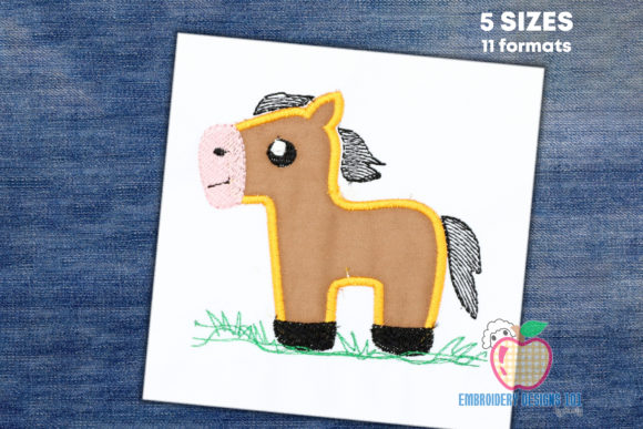 Cute Pony Horse Applique: A Craft Fair Review