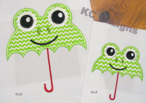 Frog Umbrella: A Boutique Apparel Embroidery Review