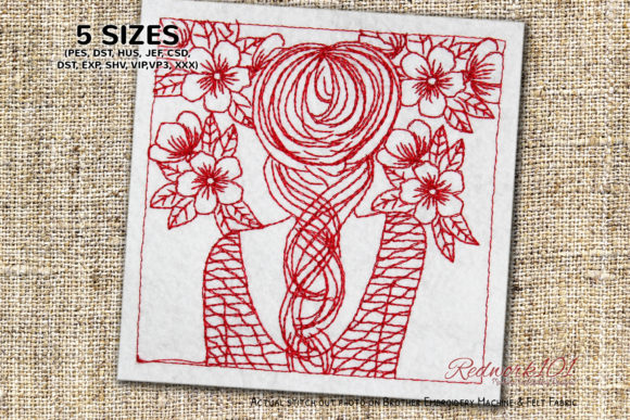 Girl in Flower Frame Bluework: Seasonal Review