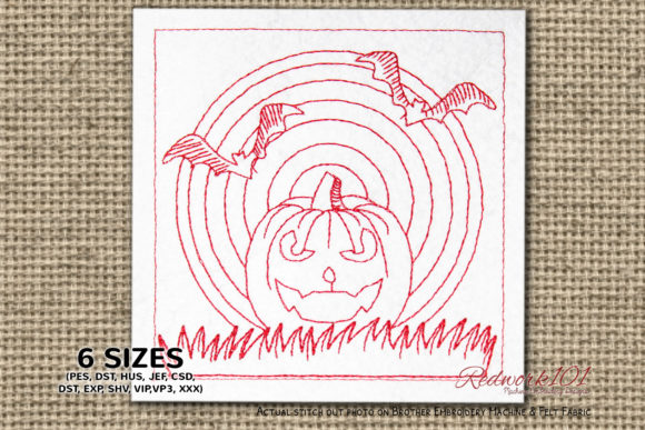 Halloween Scary Pumpkin Lineart: An Embroidery Review