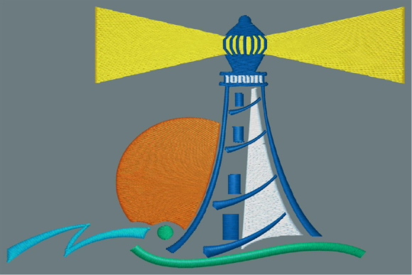 Lighthouse Sunset: A Seasonal Embroidery Design Review