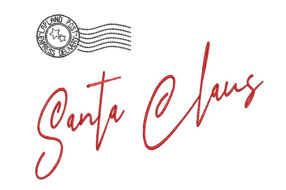 Santa Signature and Stamp: A Festive Embroidery Review