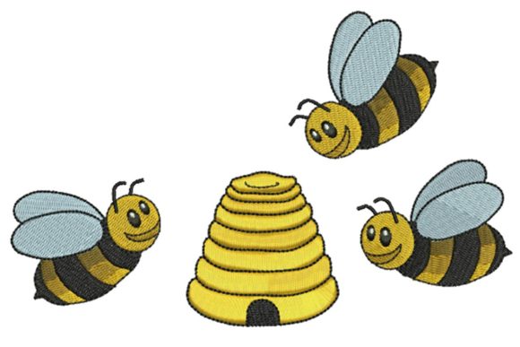 Sweet Bees: A Craft Fair Embroidery Review